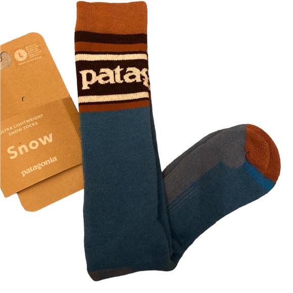Patagonia Accessories - Patagonia snow socks tall NEW ultra lightweight large unisex wool blend